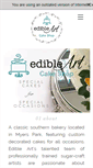 Mobile Screenshot of edibleartclt.com